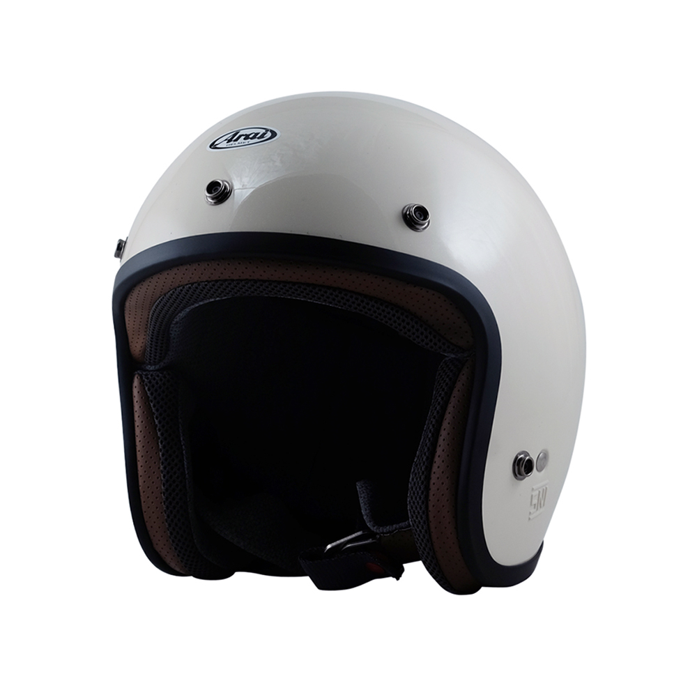 CLASSIC MOD Pilot White Helm Open Face - Webike Indonesia
